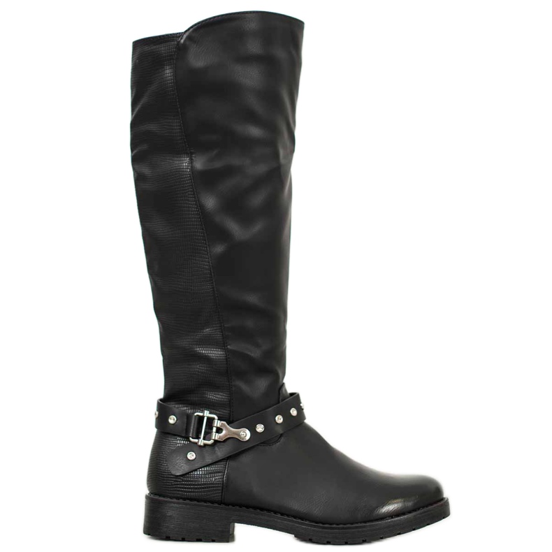 Bella Paris Schwarze Reitstiefel