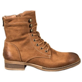 Goodin Elegante Wildleder-Trapper braun