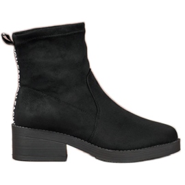 SHELOVET Modische Slip-On-Stiefel schwarz