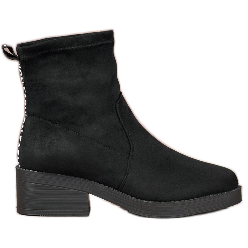 SHELOVET Modische Slip-On-Stiefel schwarz