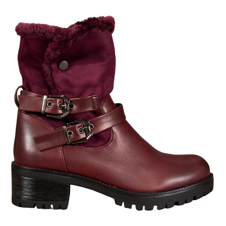 Marquiz Warme Arbeiter mit Pelz rot