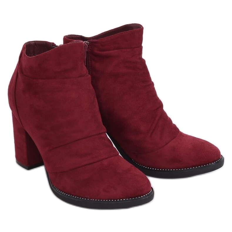 Maroon FA177 Wein High Heels rot