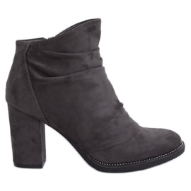 Grau FA177 Graue High Heels