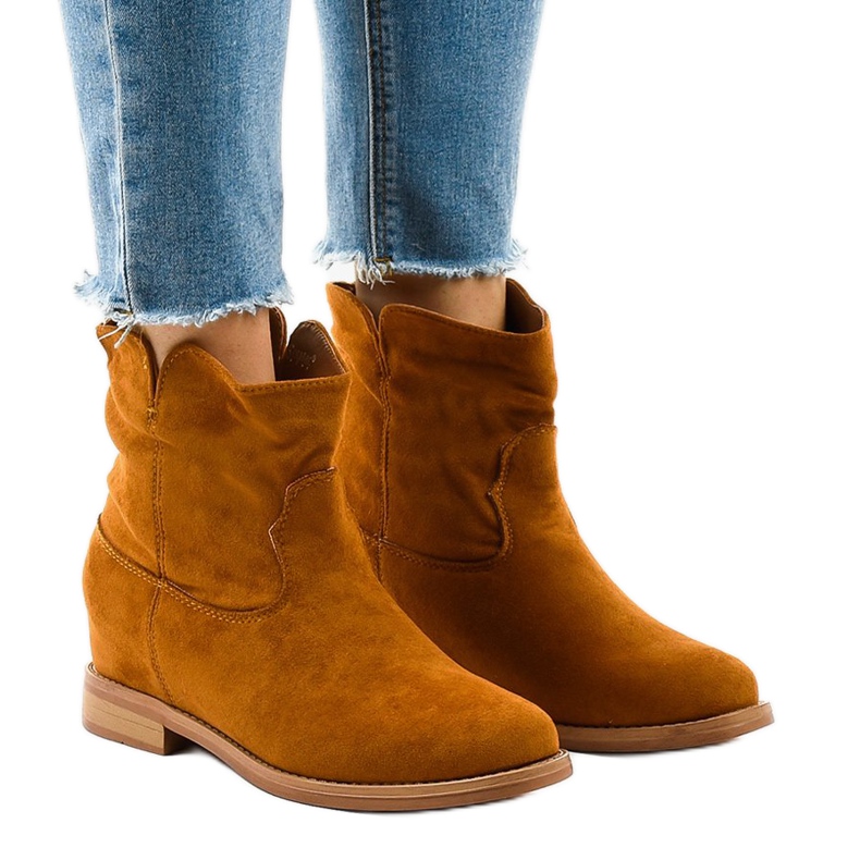 NC981 braune Cowboystiefel