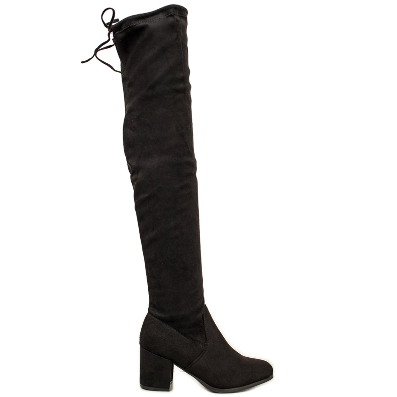 SHELOVET Overknee-Stiefel schwarz