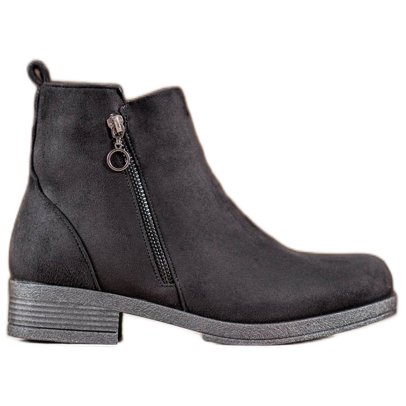 SHELOVET Schwarze Stiefel