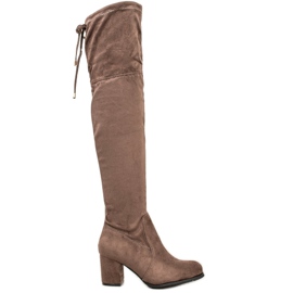 J. Star Slip-on-Stiefel an einem Pfosten mehrfarbig khaki