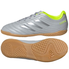 Hallenschuhe adidas Copa 20.4 In Jr EF8354 grau silber-