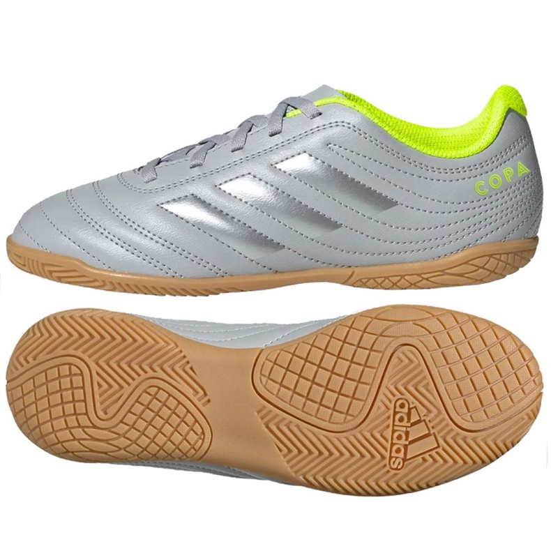 Hallenschuhe adidas Copa 20.4 In Jr EF8354 grau silber-