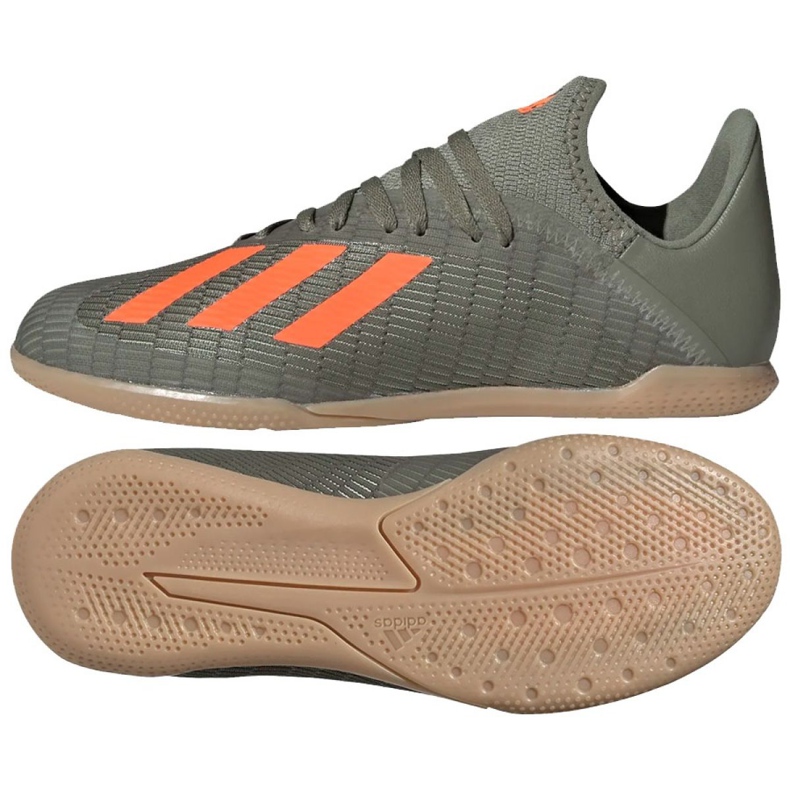 Hallenschuhe adidas X 19.3 In Jr EF8376 grau grau
