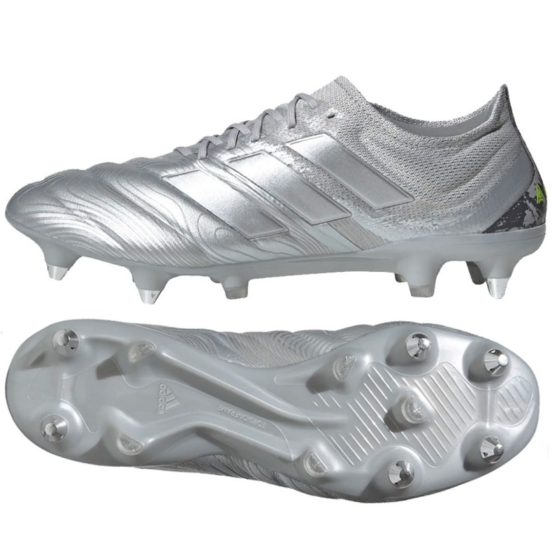 Adidas Copa 20.1 Sg M EF8325 Fußballschuhe grau silber-