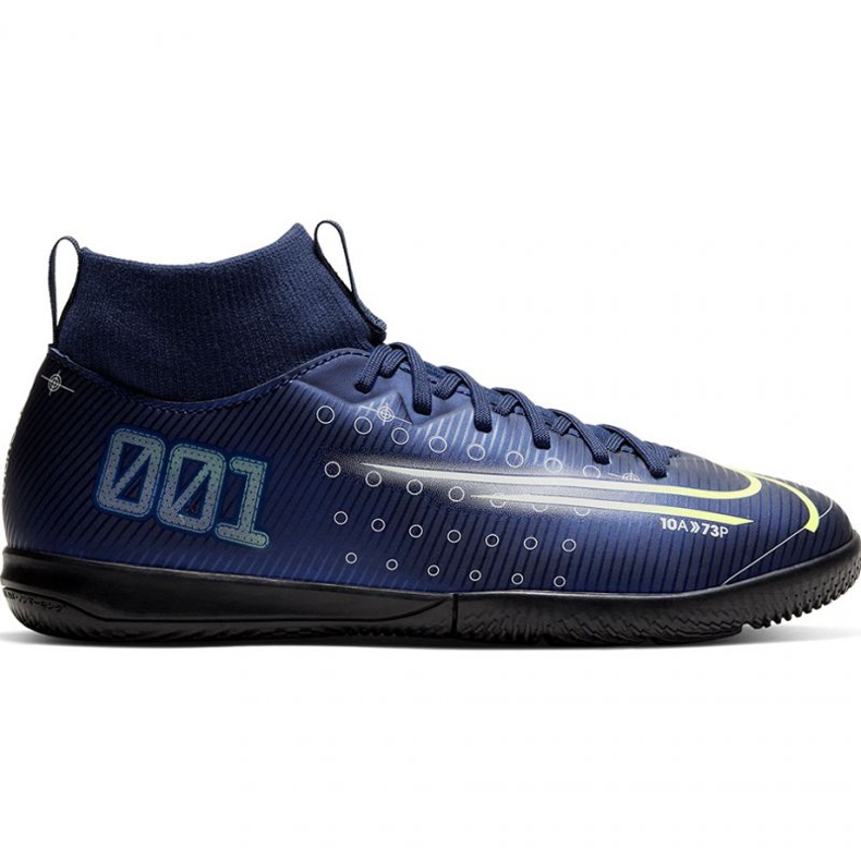 Nike Mercurial Superfly 7 Academy Mds Ic Jr BQ5529 401 Fußballschuh navy blau blau