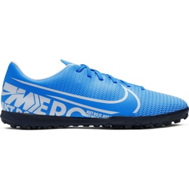 Nike Mercurial Vapor 13 Club M Tf AT7999 414 Fußballschuhe blau blau