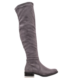 Super Mode Wildlederstiefel grau