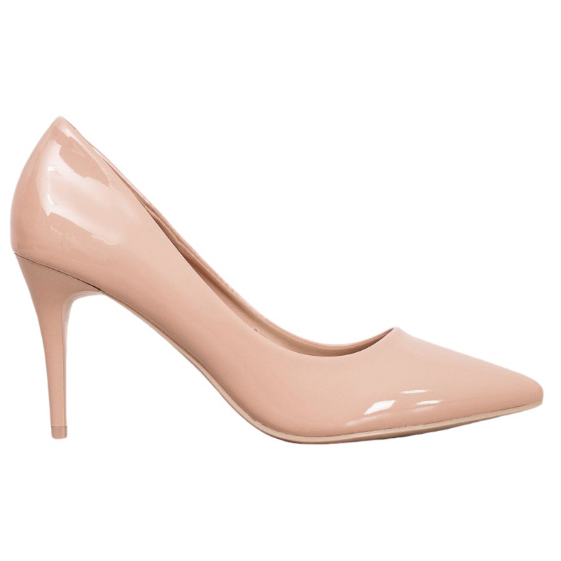 Kylie Klassische Pumps aus Öko-Leder beige