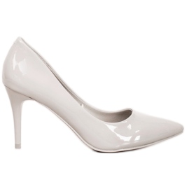 Kylie Klassische Pumps aus Öko-Leder grau