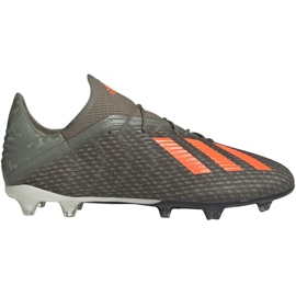 Adidas X 19.2 Fg M EF8364 Fußballschuhe grün grau