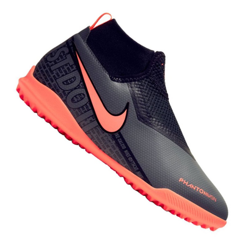 Nike Phantom Vsn Academy Df Tf Jr AO3292-080 Fußballschuhe schwarz
