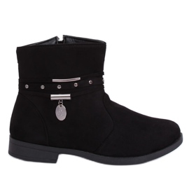 Schwarze Damenstiefel JC-255 Schwarz