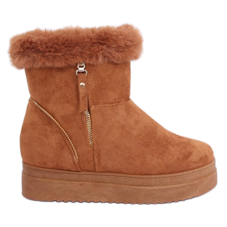 Schneestiefel auf Kamel PP-30 Kamelfell braun