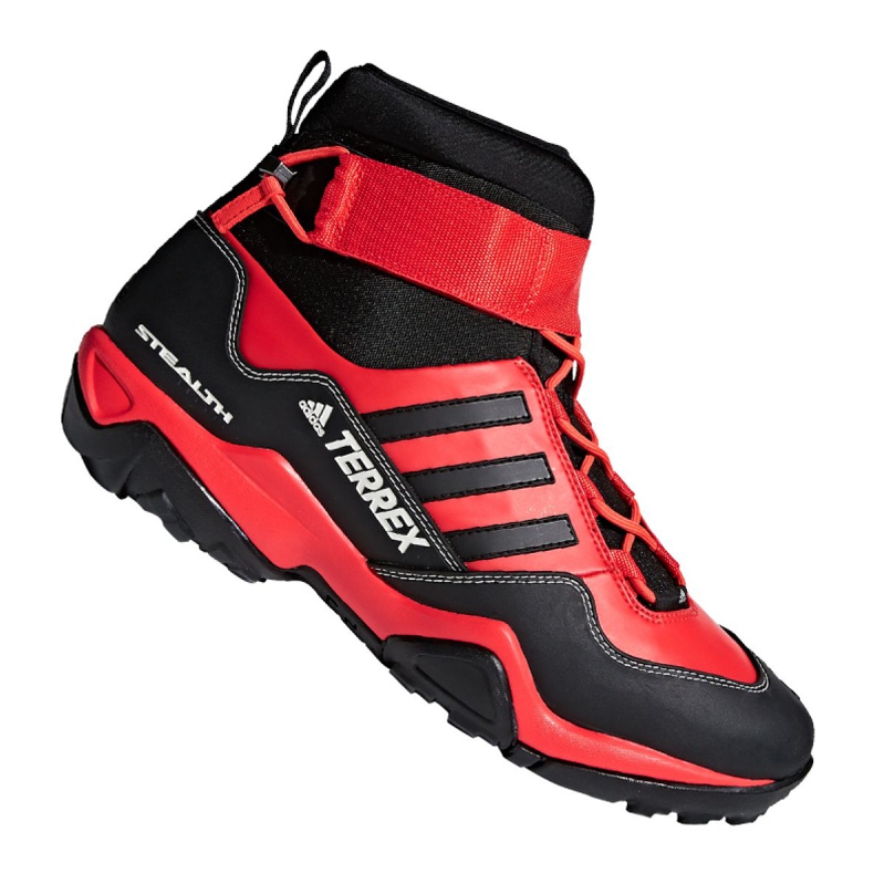 Trekkingschuhe adidas Terrex Hydro Lace M CQ1755 schwarz rot