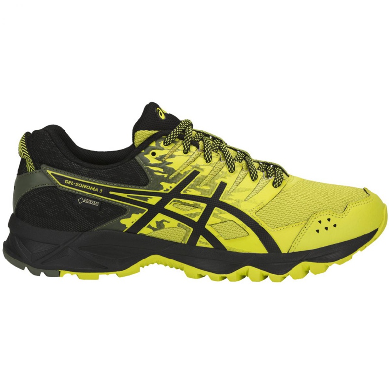 Asics Gel Sonoma 3 M Gtx T727N- 8990 Laufschuhe schwarz gelb