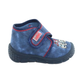 Befado Kinderschuhe 529P027 rot marineblau