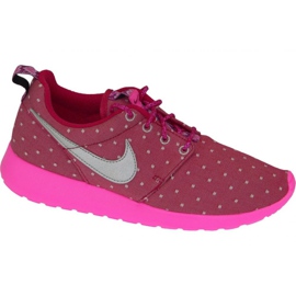 Nike Rosherun Print Gs W 677784-606 Schuhe rosa