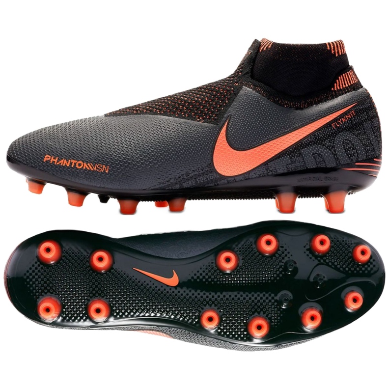 Nike Phantom Vsn Elite Df Ag Pro M AO3261-080 Fußballschuhe weiß schwarz