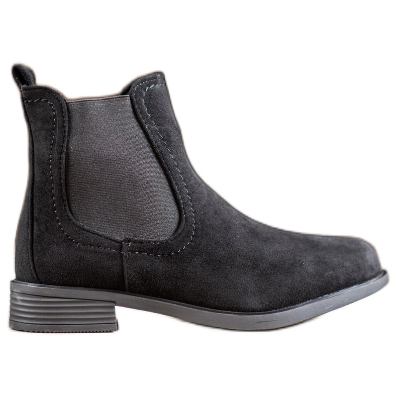 Ideal Shoes Lässige Chelsea-Boots schwarz