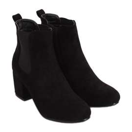 Schwarze Chelsea-Boots, schwarz 2208-132 Schwarz
