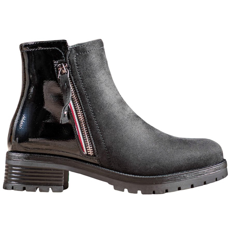 SHELOVET Arbeiter mit verziertem Reißverschluss schwarz