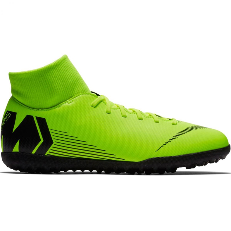 Nike Mercurial Superfly 6 Club Tf M AH7372 701 Fußballschuhe mehrfarbig grün