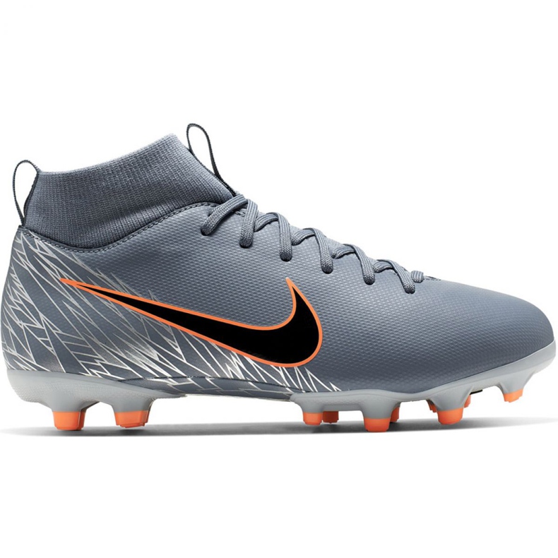 Nike Mercurial Superfly 6 Academy Mg Jr AH7337 408 Fußballschuhe mehrfarbig grau