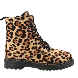 Panther isolierte Stiefel DJH01-18 braun