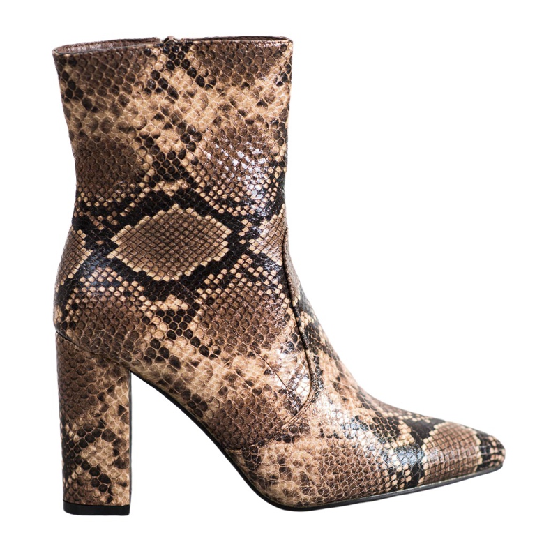 Seastar Stiefel mit Schlangenprint braun mehrfarbig
