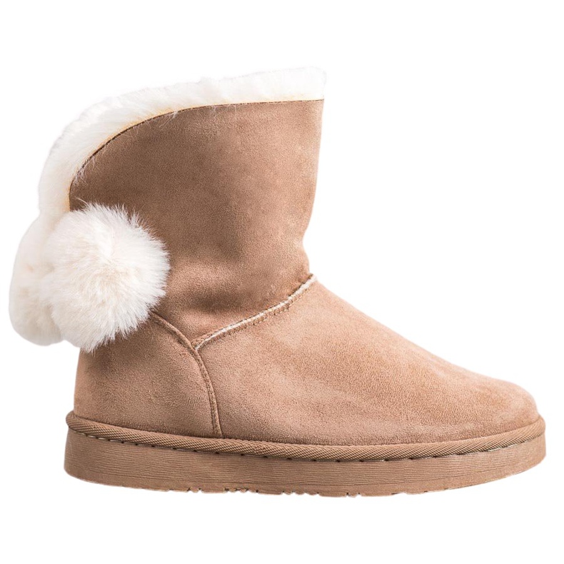 SHELOVET Warmes Wildleder Mukluki braun