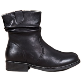 Super Me Warme Cowboystiefel schwarz