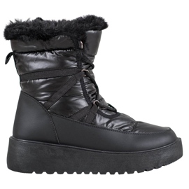 Bella Paris Modische Schneestiefel schwarz