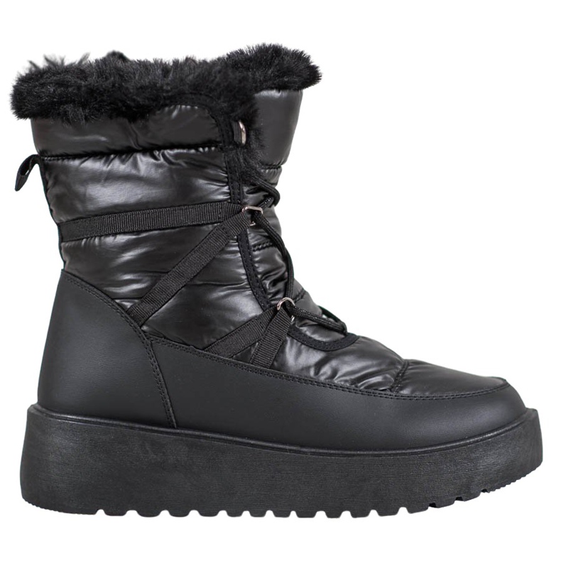 Bella Paris Modische Schneestiefel schwarz