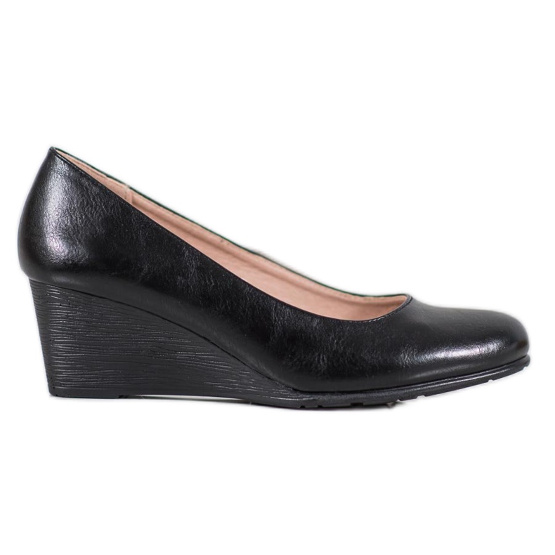 Klassische Pumps auf dem VINCEZA Wedge schwarz
