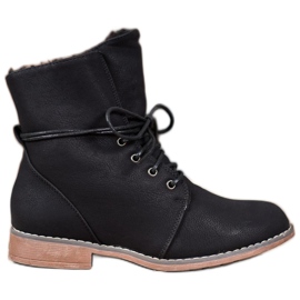 Queentina Stilvolle Trapper schwarz