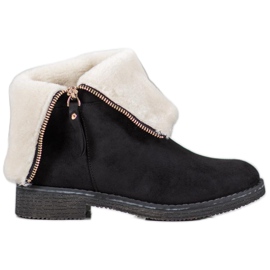 Kayla Wildleder Stiefeletten schwarz