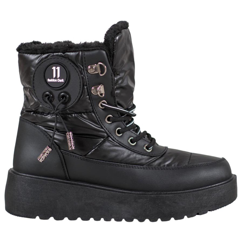 Bella Paris Modische Schneestiefel schwarz