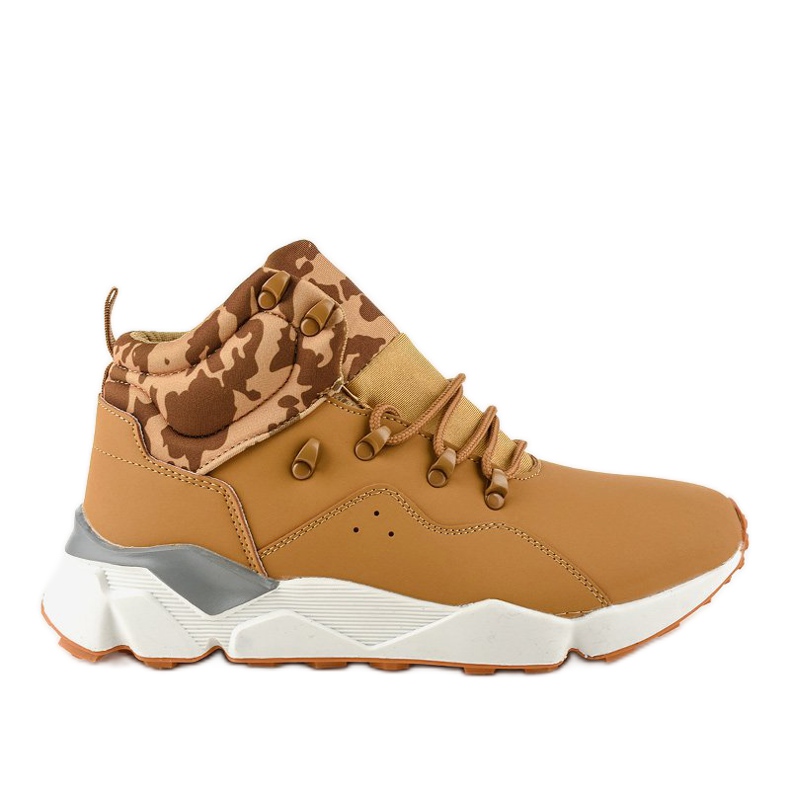 F33-3 braune isolierte Sneaker