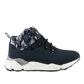 Marineblaue isolierte Sportschuhe F33-2
