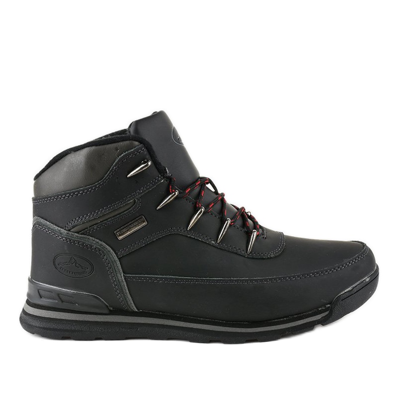 Schwarze isolierte Schneestiefel von MXC-7589