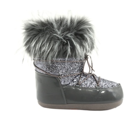 Bequeme Schneeschuhe grau