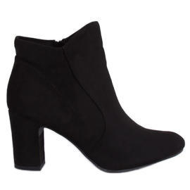 Schwarze Stiefel mit hohen Absätzen K1809810 Negro