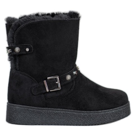 SHELOVET Mukluki mit Jets schwarz